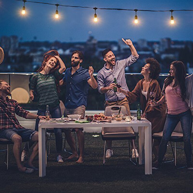 Led Globe Lamp String Fairy Light Christmas Light G45 10M 38 Wedding Party Led Fairy String Light Festoen Guirlande decor Outdoor