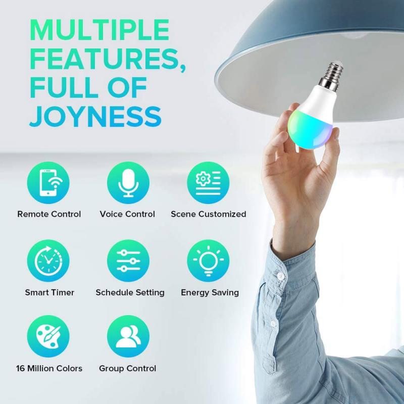 Dimmable E14 RGB LED Smart Bulb 6W Bluetooth Lamp RGBW RGBWW Smart Lamp Music Control Apply To IOS /Android