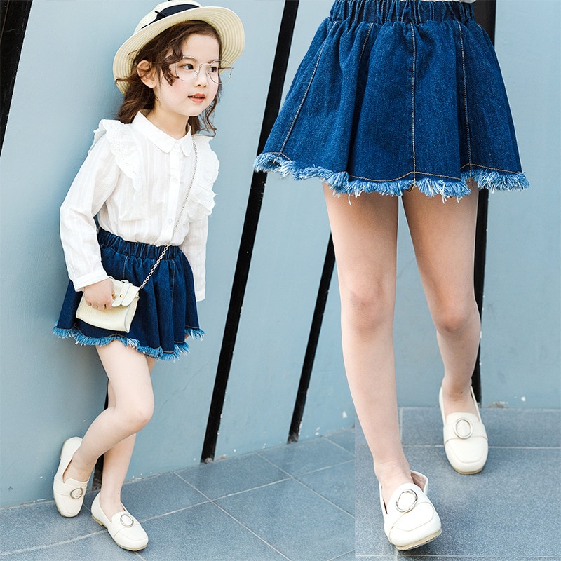 Kid Denim Skirt Summer Children's Denim Skirt