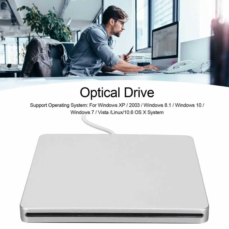 Optische Drive Type‑c Externe Snelheid Stabiel 5 Gb/s Plug Play Goede Compatibiliteit Dvd Drive