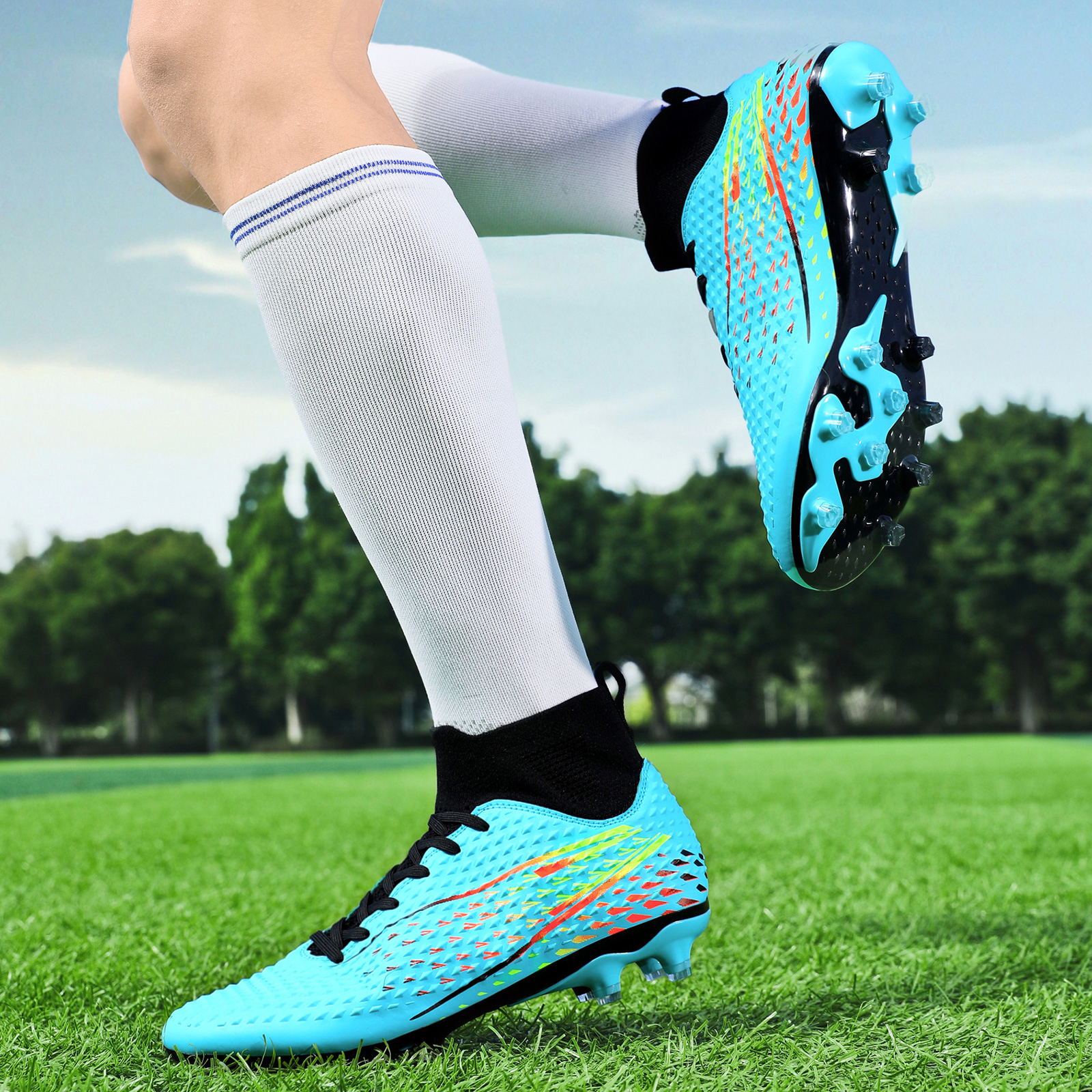 Voetbalschoenen voor heren Casual voetbalschoenen Volwassenen Professioneel voetbal Tiener Antislip buitensportschoenen Nieuw