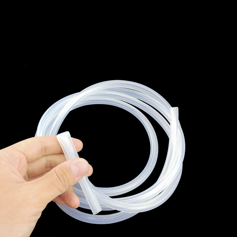 12 meter siliconenslang 8mm ID x 10mm OD, flexibele slang 8mm binnendiameter transparante voedselveilige slangen, heldere water lucht buizen voor de overdracht van water lucht olie door pompen