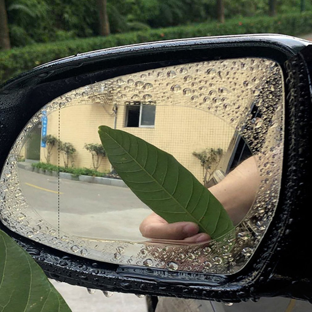 espejo retrovisor para coche película de lluvia ventana lateral Hd inundación película espejo de marcha atrás Pantalla Completa Anti-niebla Nano película impermeable