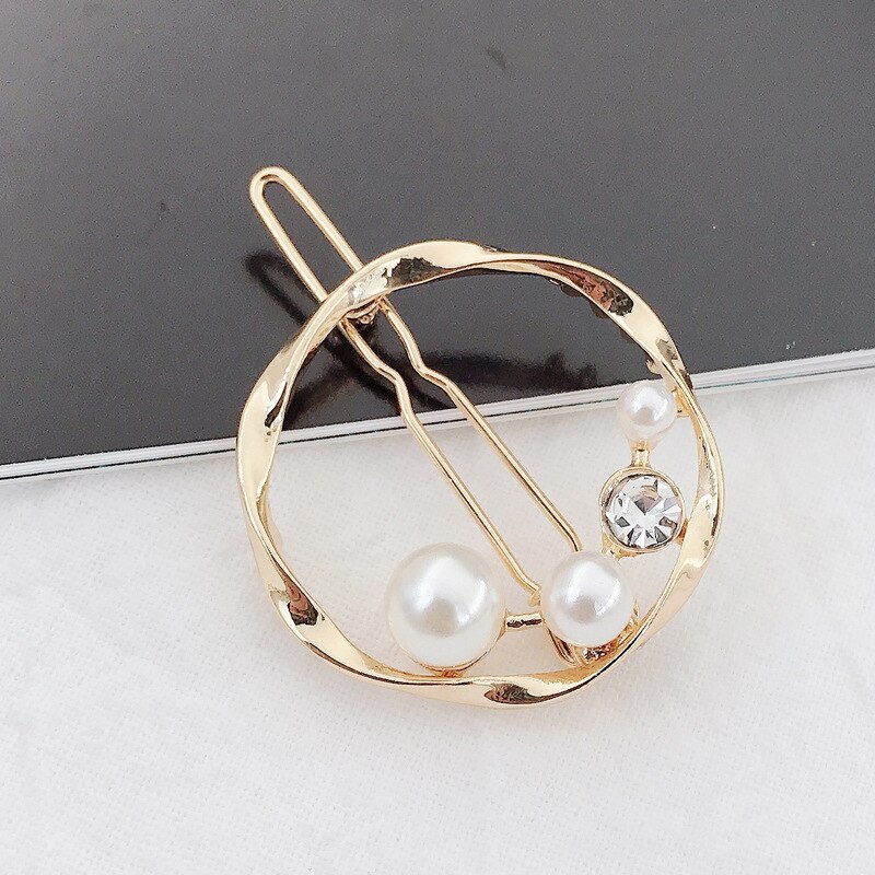 1 ensemble de pinces à cheveux en perles pour filles et femmes, barrettes, épingles à cheveux géométriques, accessoires pour cheveux: 24