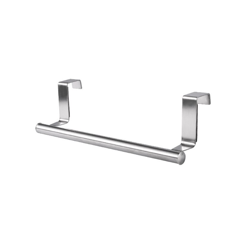 Stainless Steel Bathroom Kitchen Cabinet Towel Rag Rack Shelf Hanger Hanger Door Towel Rack Towel Bar Bathroom Hardware