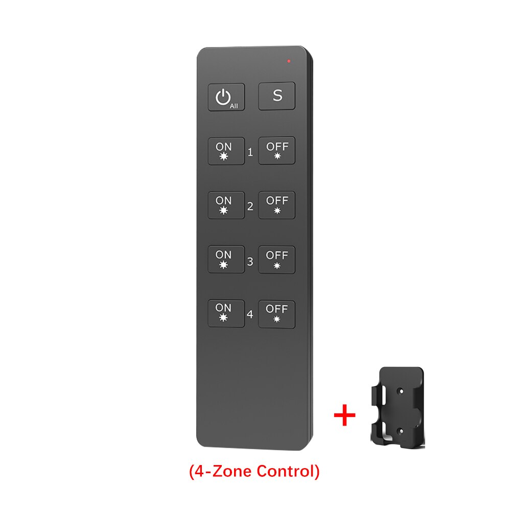 LED PWM Wireless RF Dimmer 2.4G 4-Zone/Wifi Remote Control DC12-24V Brightness adjustment for LED Strip: LSD-RU4 Only