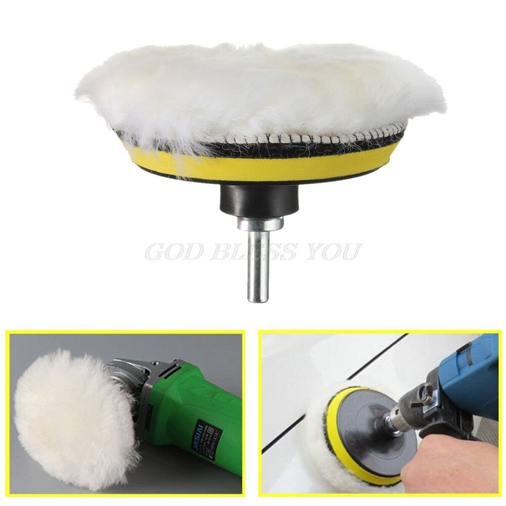 Almohadilla pulidora de 3 pulgadas, Kit de rueda de pulido de coche, adaptador de taladro M14, 7 Uds.