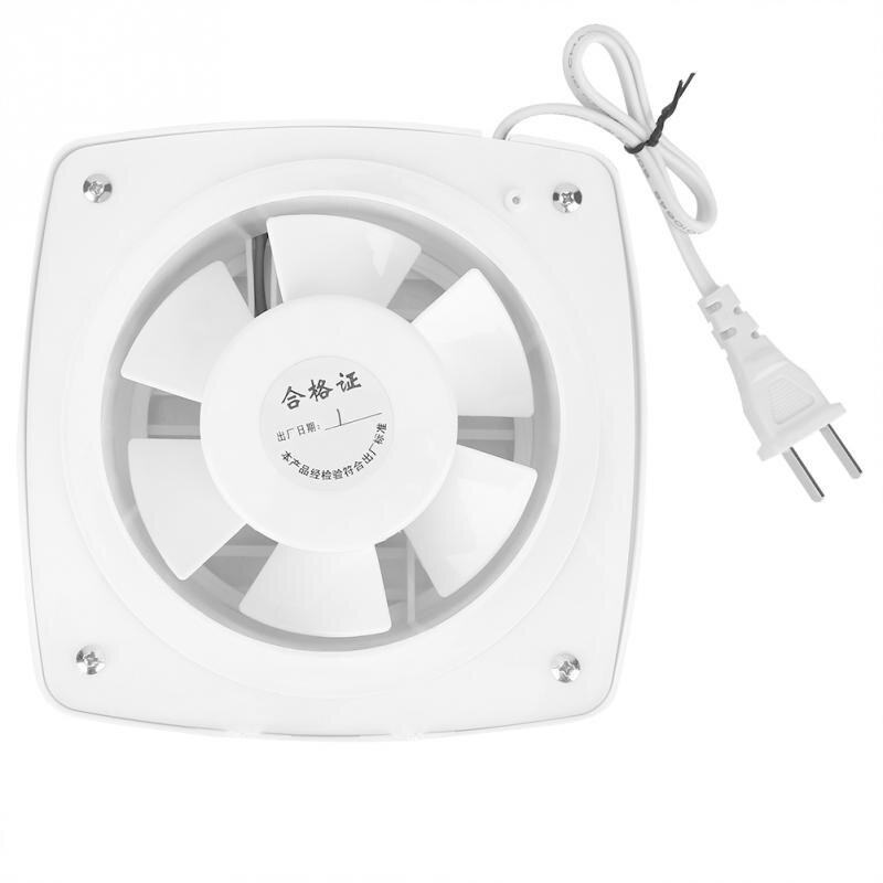 Ventilador colgante de pared para ventana Extractor pequeño de vidrio de 12W y 220V para cocina y baño, montaje de ventilación