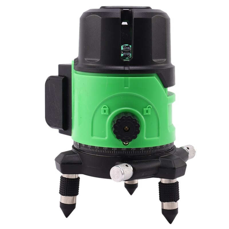 Groene straallijn 360 graden roterende buitenmodus ontvanger en schuine schuine lijn beschikbaar automatische lijnniveau amerikaanse stekker
