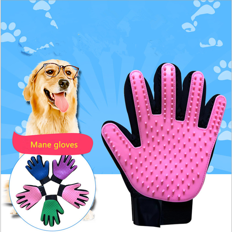 Gant de laine pour chat de compagnie | Gant de laine pour chien, cheval peignage laine pour animal de compagnie, brosse gant Anti-morsure, gants pour chiens, accessoires