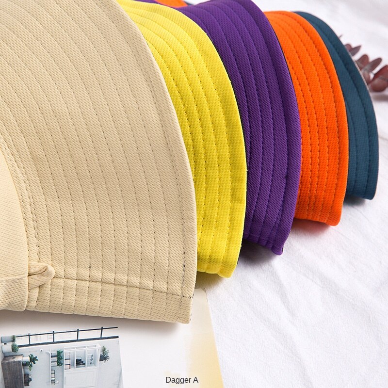 Fisherman's Hat Red Double Face Covering Hat Travel Big Edge Sun Hat Women's Versatile Japanese Net