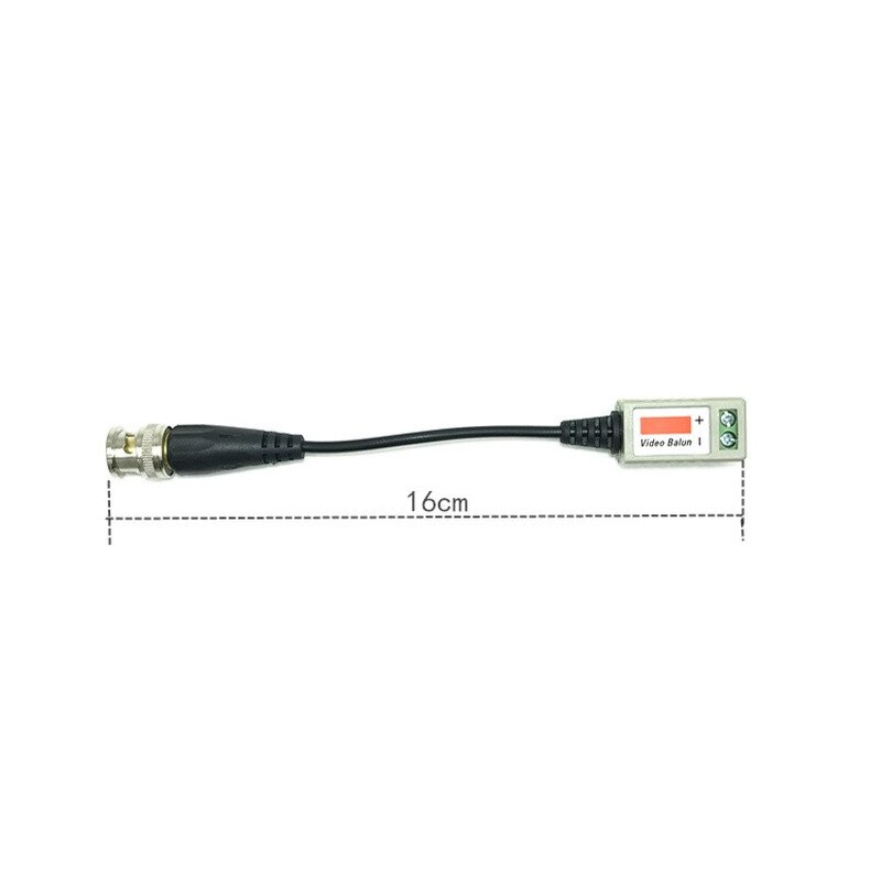 Pasivos retorcido transceptor de Video Balun BNC macho a CAT5 RJ45 UTP para CCTV AHD DVR sistema de cámaras de seguridad