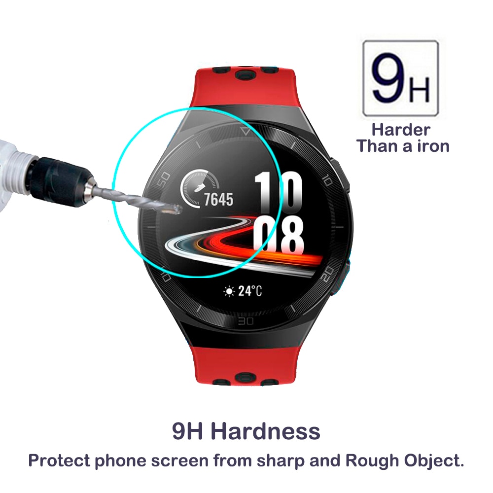 2.5D 9H Protezione Dello Schermo in Vetro Temperato per Huawei Orologio GT 2e Smartwatch Huawei Orologio GT 2e anti-Graffio trasparente di Vetro HD