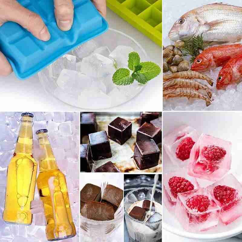 15/24 rooster ijsblokjes siliconen mal ijsblokjesvorm ijs fruitcocktail ijsdrankje ijsblokjesmaker diy ijsblokjes klein  w7 r 3