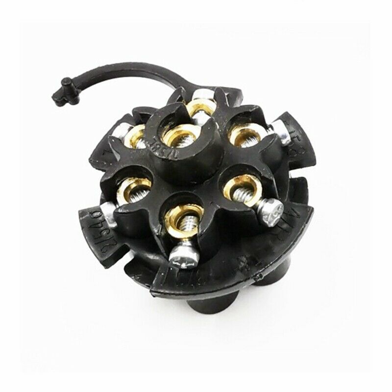 7 Pin 12V Car Trailer Towing Electric Aluminium Alloy Caravan Plug Socket Towbar Towing Socket Adapter