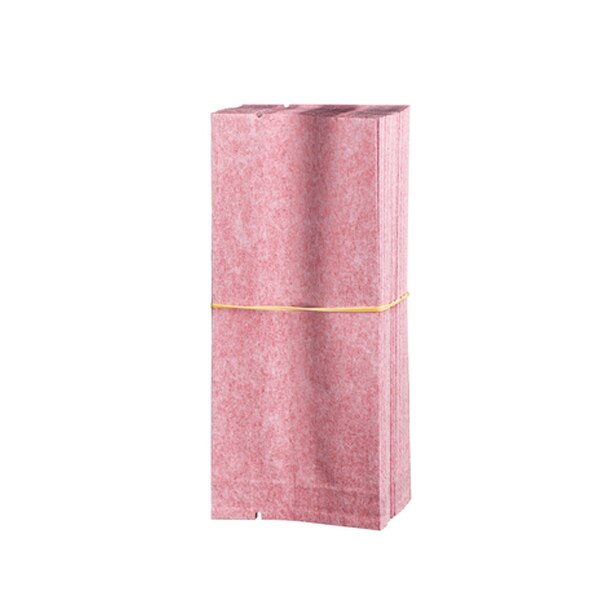 100 teile/los Heißsiegelfähigen Tee Verpackung Taschen Lagerung Kleine Baumwolle Papier Aluminium Folie Taschen: Rosa
