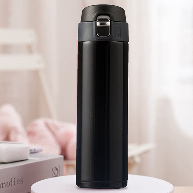 500ML 304 Stainless Steel Thermos Bottle Portable Office Business Vacuum Bottle Travel Drink Flask Water Bottle Home Thermocup