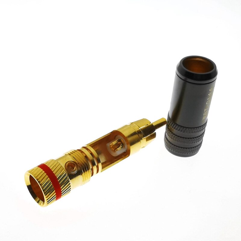 WBT-0144 Gold Überzog RCA Stecker RCA Stecker-in Typ AV o und Video Stecker Video Stecker Stecker