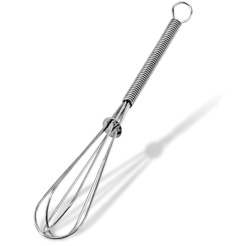 Leeseph vispar , 5in 7in 8in minivisp och äggvisp i rostfritt stål för matlagning, mixning, visping och omrörning: Brun