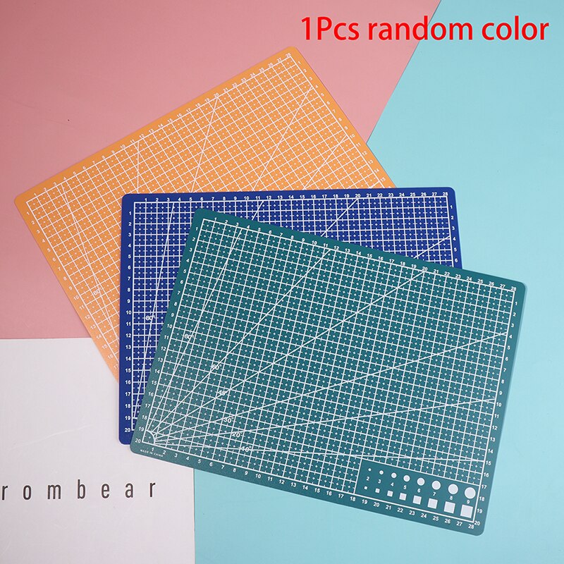 A4 Pvc Snijden Mat Snijden Pad Patchwork Cut Pad Patchwork Gereedschap Handleiding Hulpmiddel Snijplank Dubbelzijdige Self-healing Willekeurig