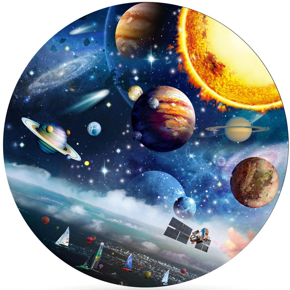Puzzle rond pour adolescent et adulte, 1000 pièces, entraînement, Patience, Concentration, soulagement de la pression