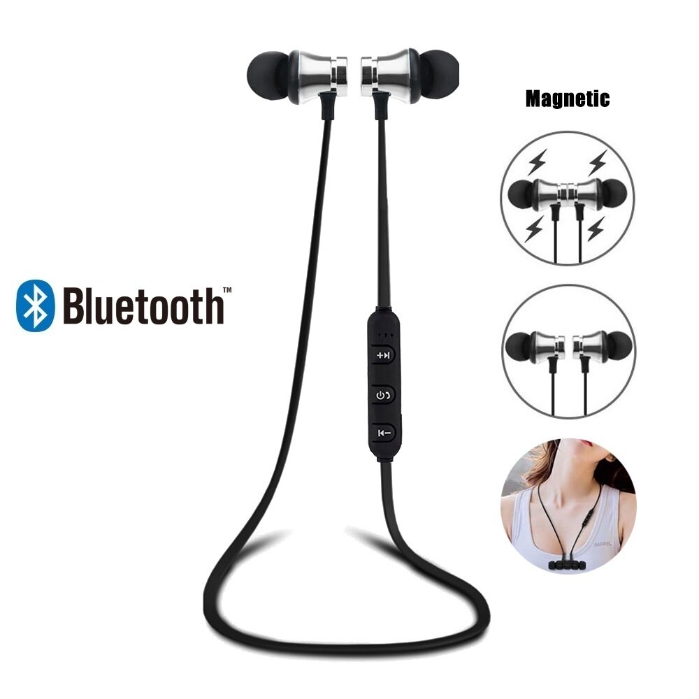 Bluetooth Headphones with MIC XT-11 Wireless Bluetooth Earphone Sport Sweatproof Bass Music Headset for Mobile Phones
