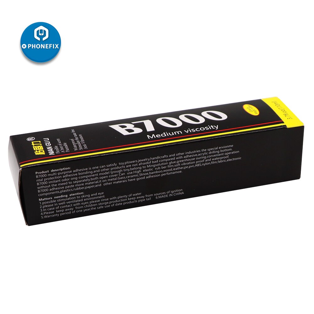 Multi-Purpose B7000 Transparent Strong Super Glue Adhesive Suitable for DIY LCD Screen Phone Case Glass Jewelry Watch Repair
