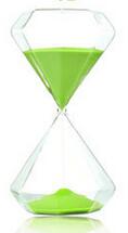 Grand 30 Minutes diamant sablier salon ameublement saint valentin sablier minuterie décoration ornements