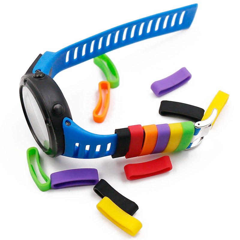 Accesorios para reloj aro de silicona con aro para Suunto core Ambit lazo de cinta de goma con anillo