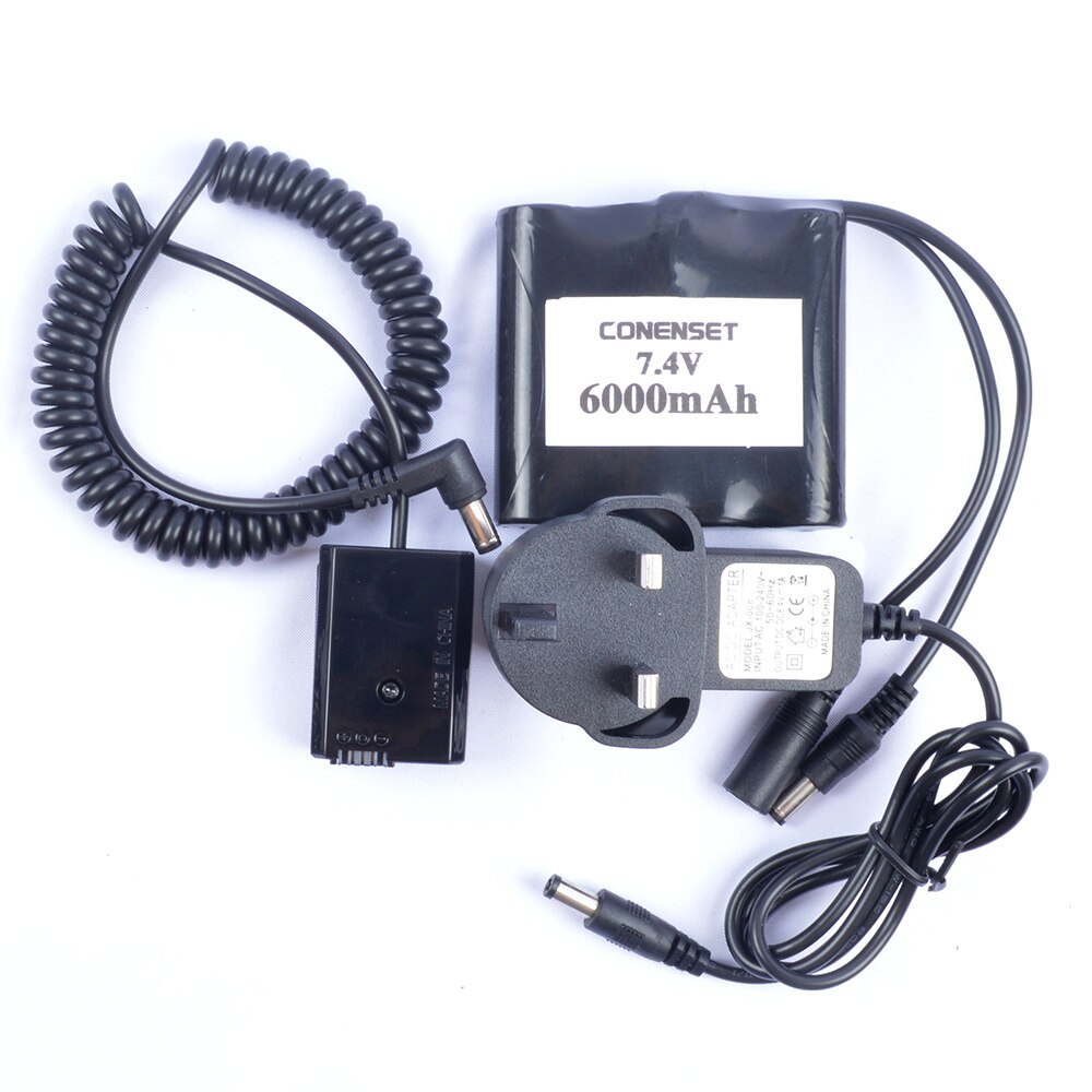AC-PW20 PW20E AC Power Adapter for Sony a3000 a5000 a5100 a6000 a6300 a6500 a33 a35 a37 a55 Camera NP-FW50 Dummy Battery: Green