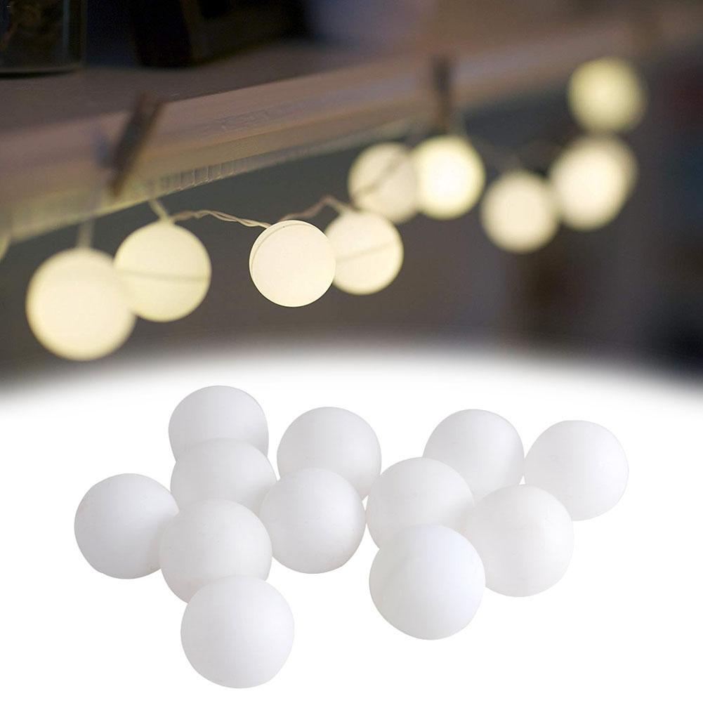 Bolas fluorescentes de plástico de Ping Pong luminosas de 40MM para practicar tenis de mesa 50 uds/150 Uds