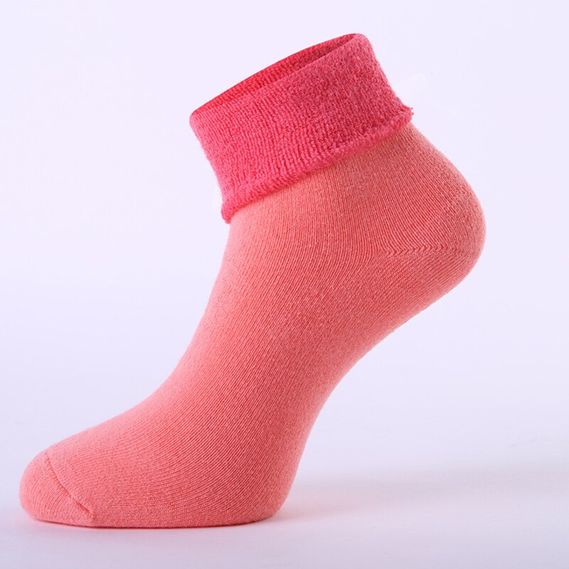 Vrouw Sokken Katoen Medium Dikte Handdoek Bodem Sportsokken Voor Vrouwen Active Wear Soft Comfy Wandelen Athletic Sokken: red