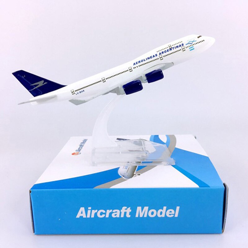 16cm legering vliegtuig model 1:400 boeing  b747-400 model argentijnse luchtvaartmaatschappijen landingsgestel airbus metalen vliegtuig display speelgoed vliegtuig