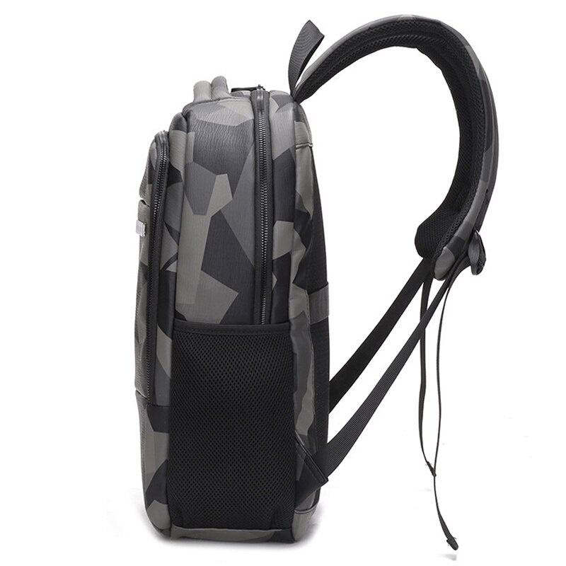 Casual Camouflage Nylon Men Backpack Business Laptop Backpack Men Waterproof Travel Backpack Bag Male Computer Bag