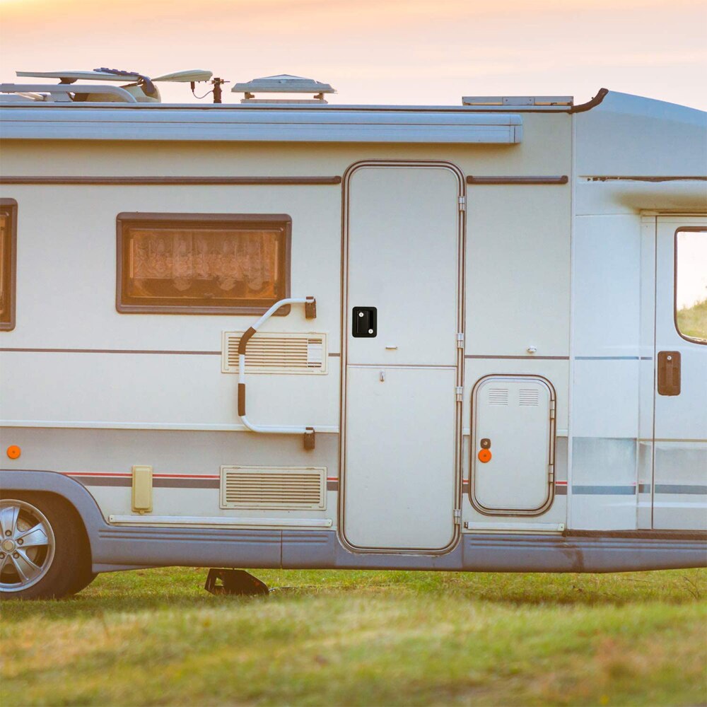 Caravan RV Travel Trailer Entry Door Lock Camper Door Latch Handle with Keys RV Door Lock Replacement for RV/Camper/Trailer