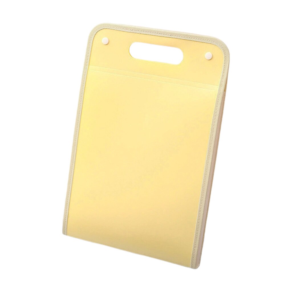 Handheld 13 Pockets Vertical File Folder Accordion File w/ 2 Buckle Expandable Document Organizer for Home School Office: Orange