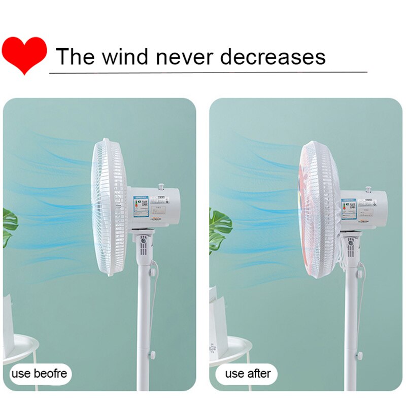Cartoon Fan Cover Electric Fan Safety Cover Child Anti-pinch Protection Fan Net Cover Floor Fan All-inclusive
