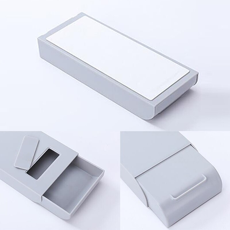 Self-Adhesive Under Desk Drawer Storage Box Makeup Organizer Hidden Table Under Storage Box Pull-Out Drawer Organizer