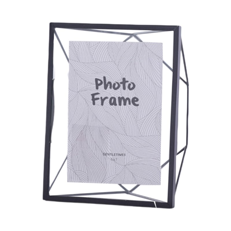 Simple Nordic Metal Photo Frame Wrought Iron Painting Picture Poster Bracket Ornaments DIY Family Decorative Y5JC