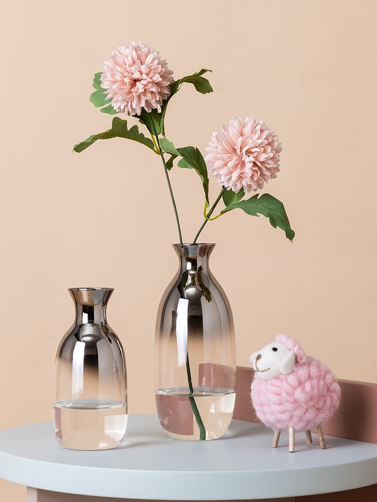Vase de mariage en verre, accessoires de maison, Terrarium moderne, récipients à fleurs, pour décoration de salon