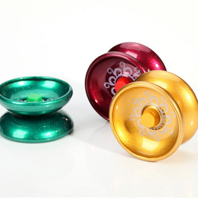 1pc yoyo alumiiniseoksesta kierre temppu yo-yo kuulalaakeri aloittelijoille aikuisille lapsille klassinen mielenkiintoinen lelu