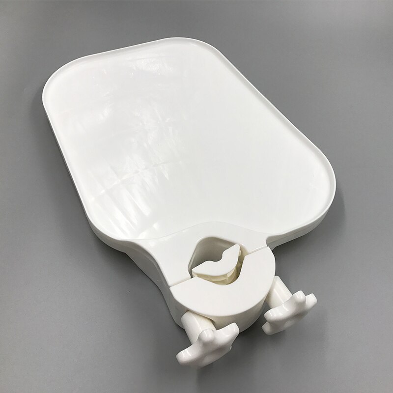 Dental Chair Scaler Tray Clinic Dentistry Chair Accessories Plastic Rotatable Plate Post Mounted Shelf Tray Table Shape