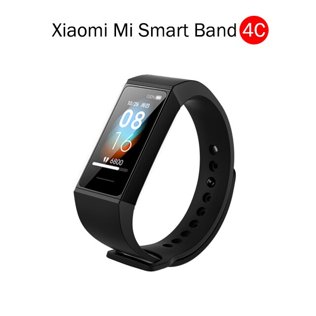 Originele Xiaomi Mi Band 4C Cn Versie Smart Polsband Fitness Tracker 1.08 "Kleurenscherm Redmi Armband BT5.0 Usb Opladen: Default Title