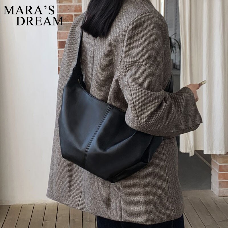 Mara &#39;S Droom Vrouwen Casual Hobo Tassen Schouder Crossbody Bag Vrouwelijke Grote Capaciteit Handtas Vrouw Brede Band Onderarm Zak