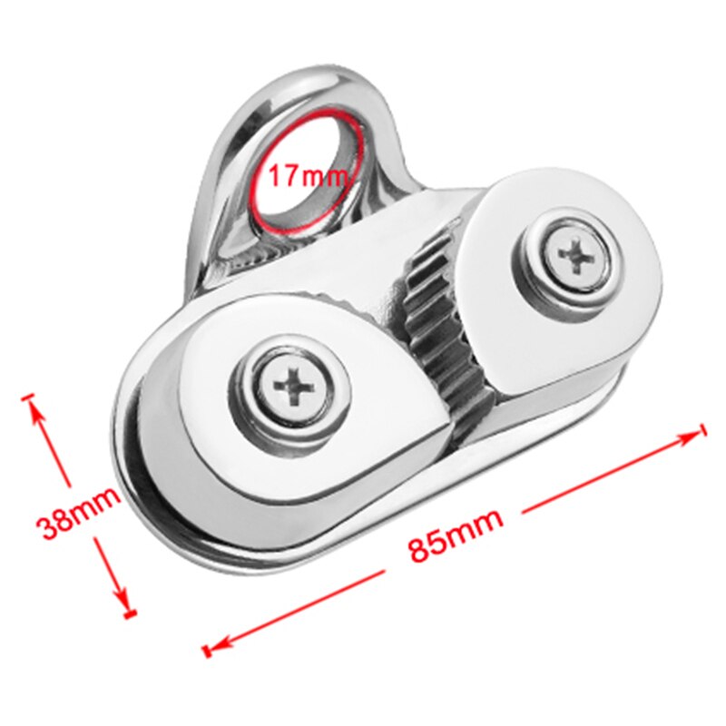 Marine Grade 316 Cam Cleat With Leading Ring Boat Cam Cleats For Marine Sailing Sailboat Kayak Canoe Dinghy