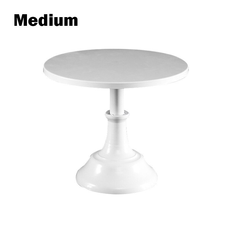 Home party display stand wedding decoration wrought iron birthday tray dessert fudge desktop afternoon tea cake stand: white M