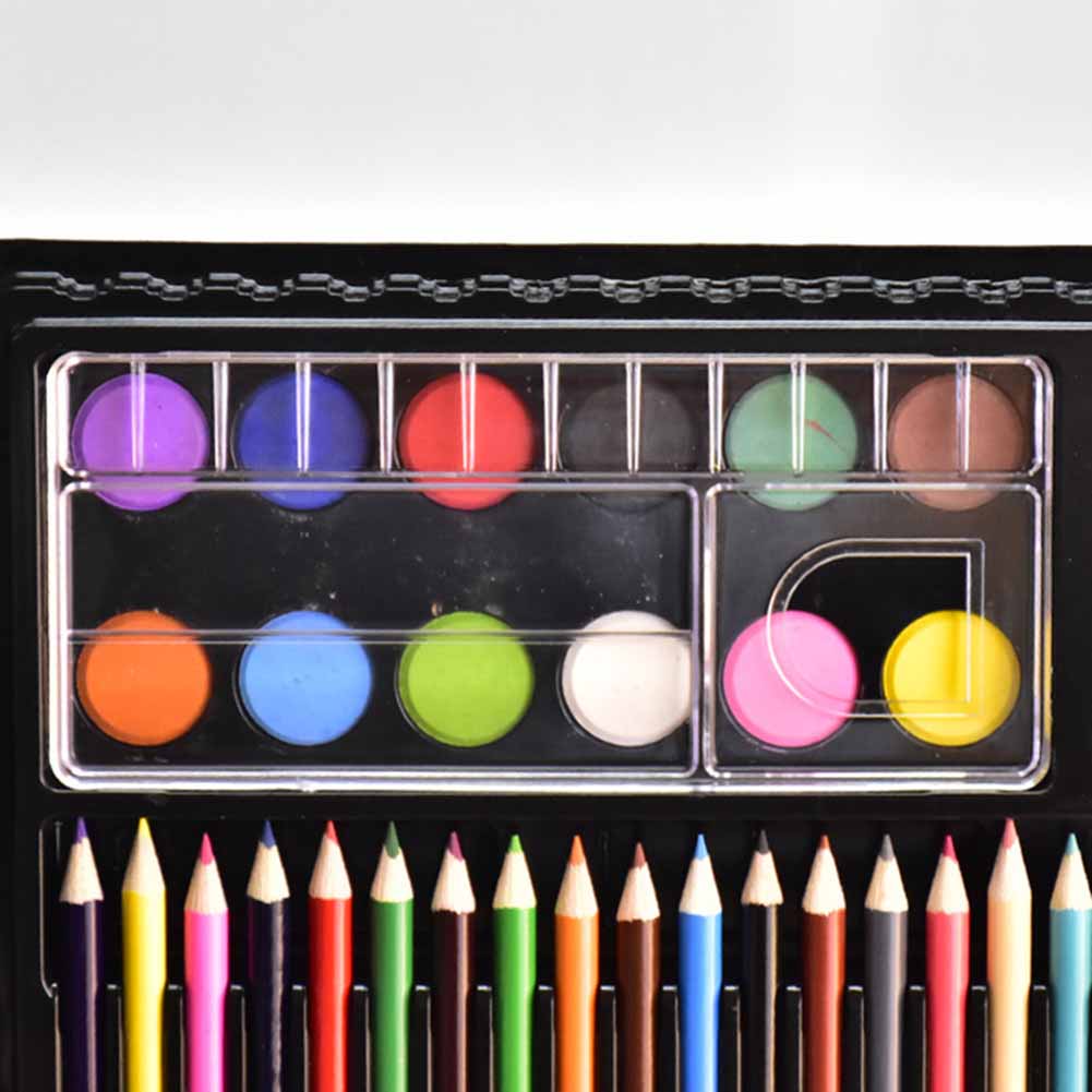 Kit de herramientas de dibujo con caja, pincel de pintura, rotulador de arte, lápiz de Color agua, crayón, para niños, 150 unids/set por Set,