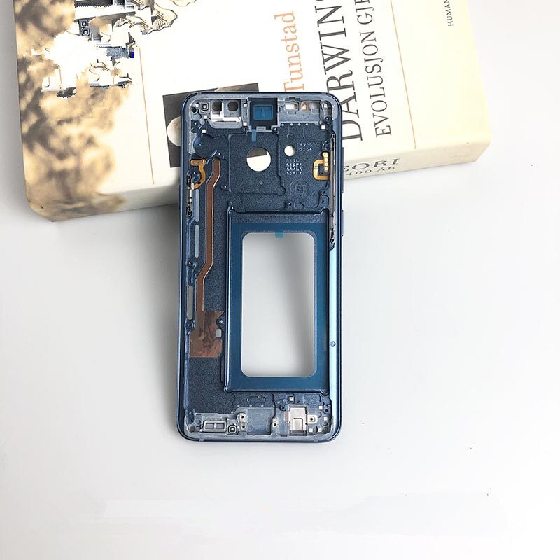 S 9 para samsung galaxy s9 g960 placa de quadro médio, placa de habitação, lcd suporte médio painel frontal moldura, substituir reparo reposição peças