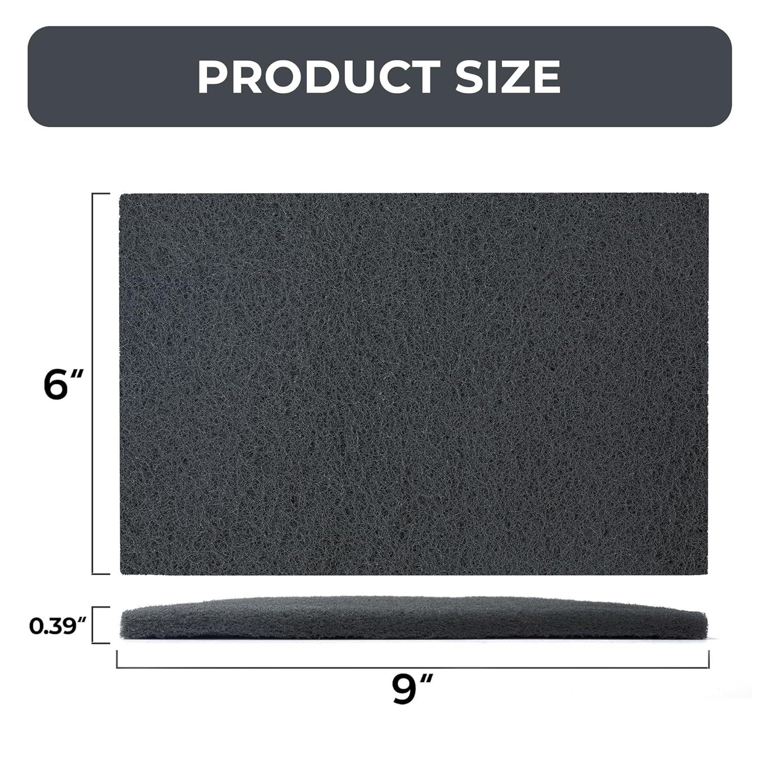 6"x9" Scuff Pads 10pcs Scuffing Scouring Sanding,Paint Primer Prep Adhesion Multipurpose Scrub Pad 800Grit Wet Dry Abrasive Pad