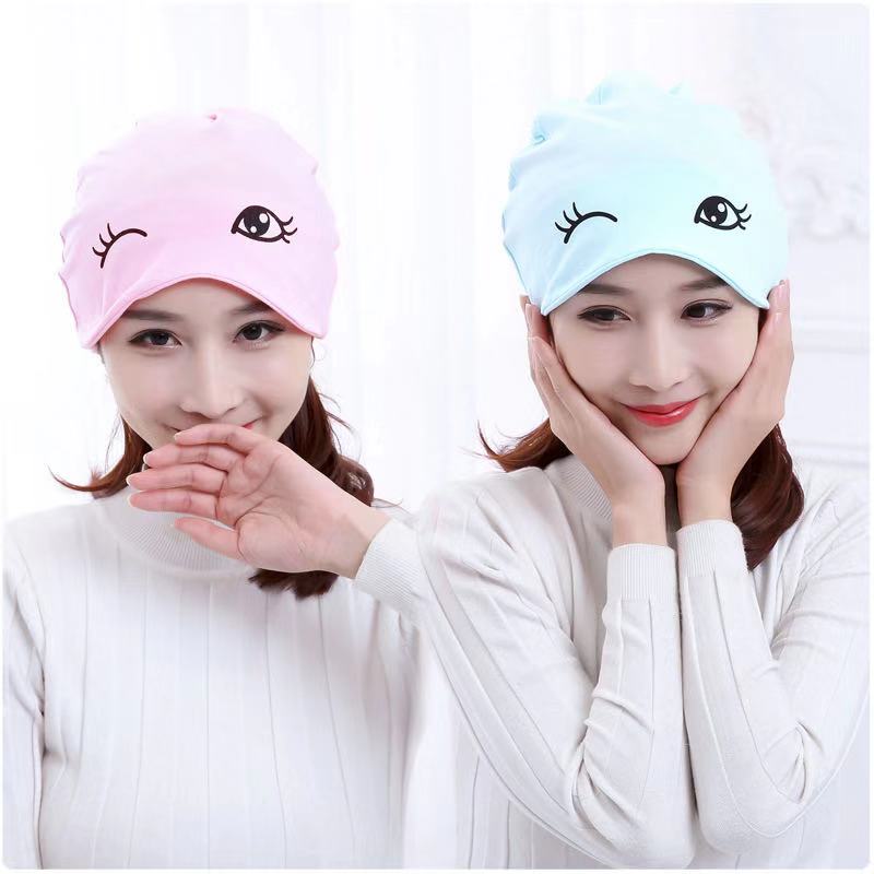 Chapeau de maternité femme enceinte, à capuche en coton, mignon, à empiler, multifonctionnel, à capuche, naturel